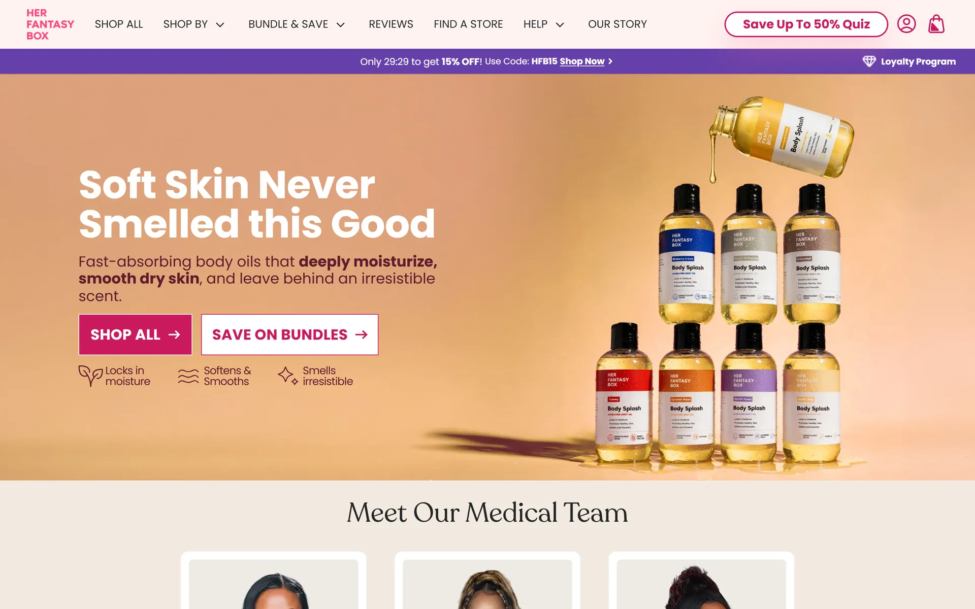 Her Fantasy Box website
