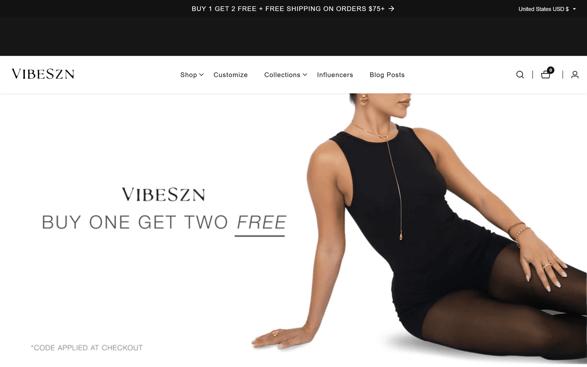 Vibeszn website