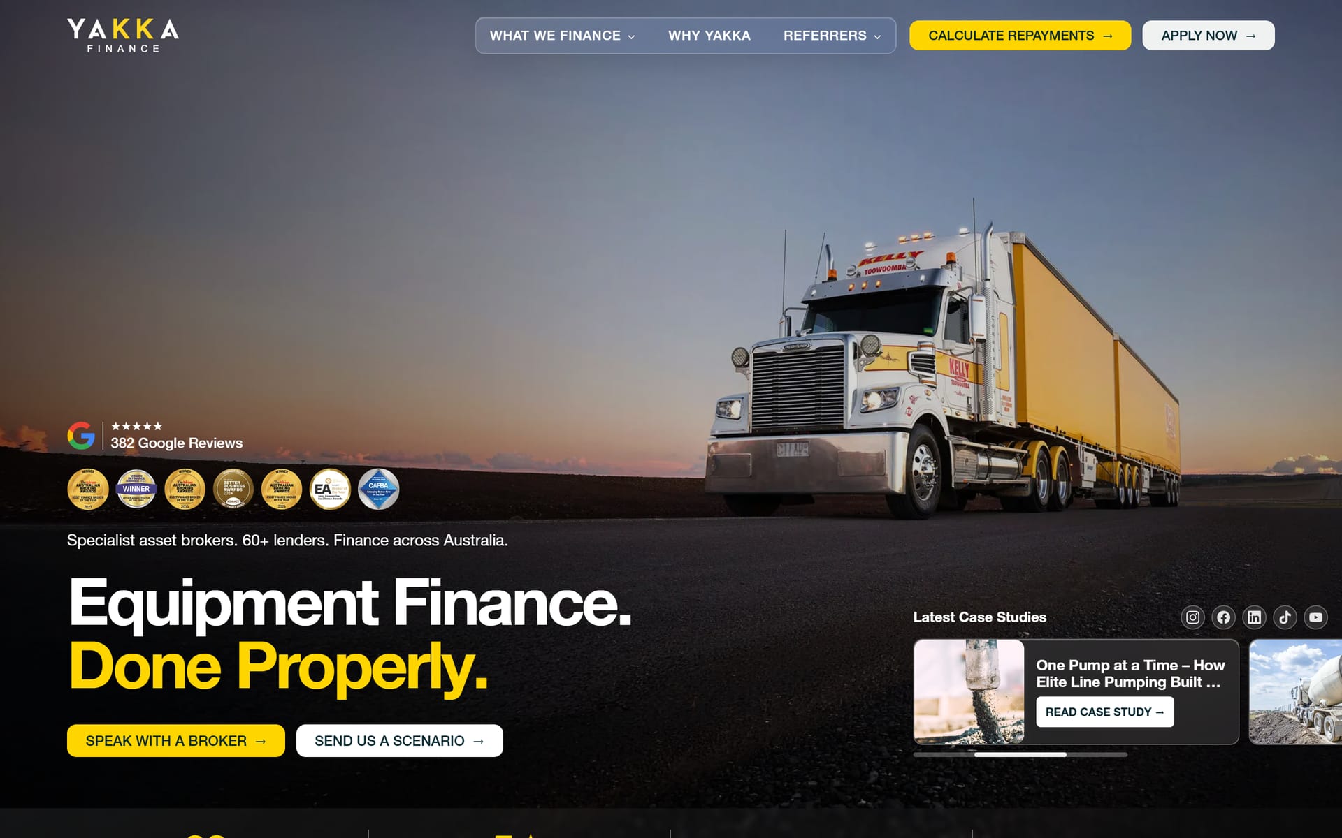 Yakka Finance website